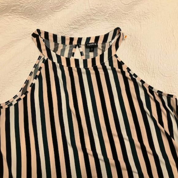 Torrid Resortwear Striped Halter Top - Picture 4 of 5